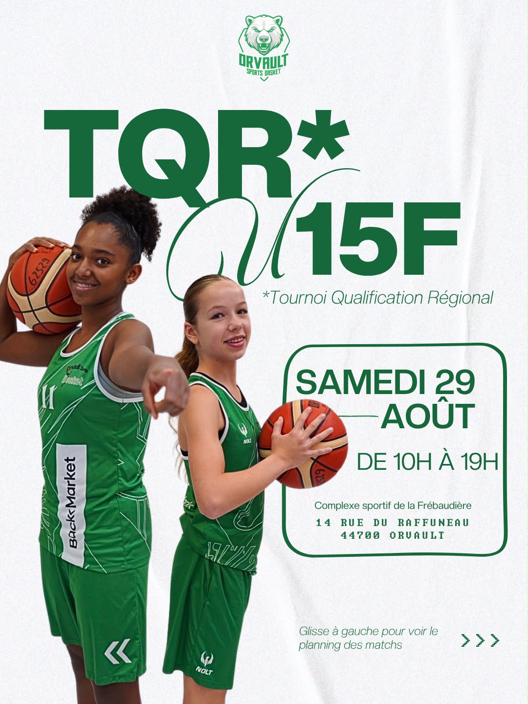 TQR U15F et U18M